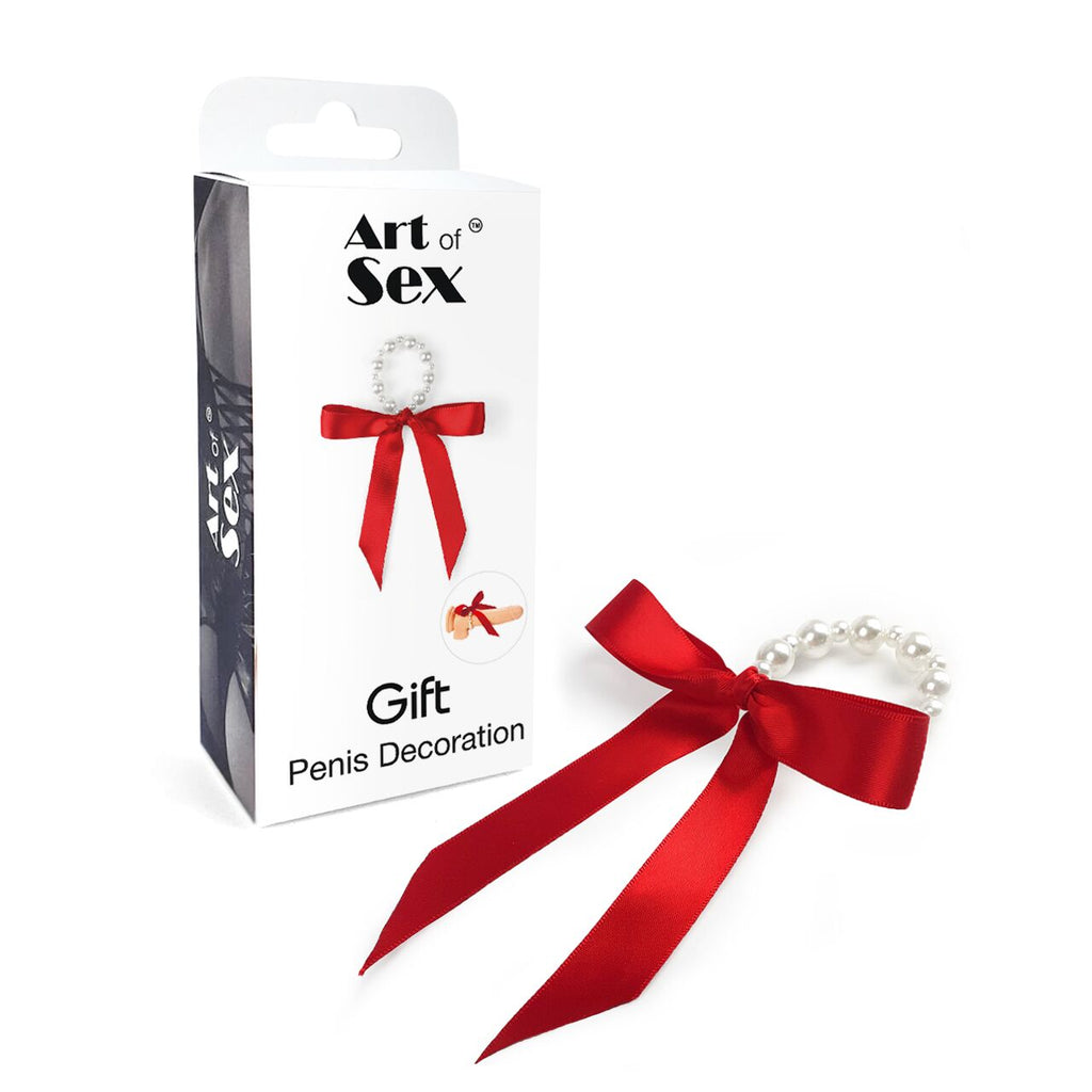 Прикраса на пеніс із перлинами "Подарунок" Art of Sex Gift