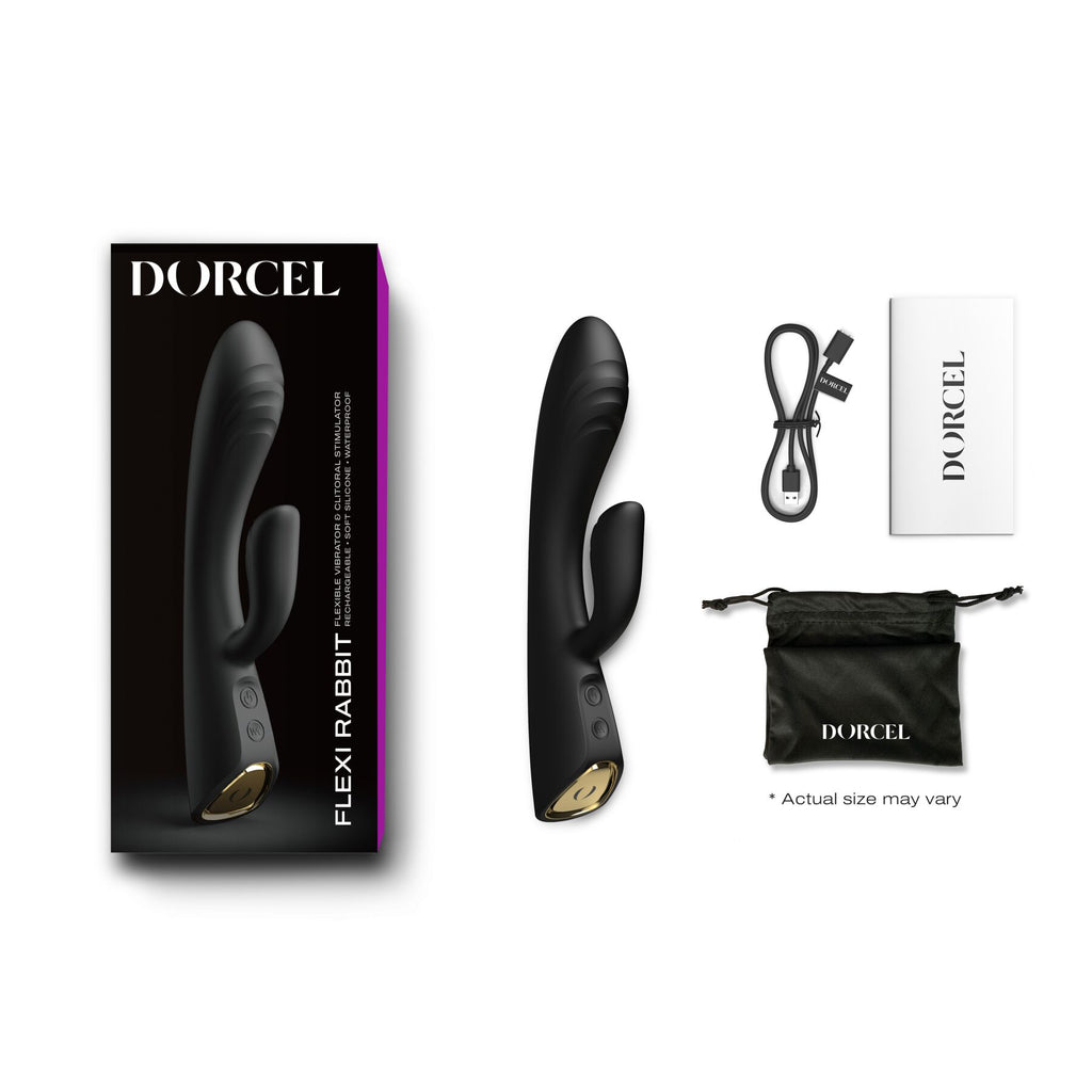 Вібратор-кролик з підігрівом Dorcel FLEXI RABBIT