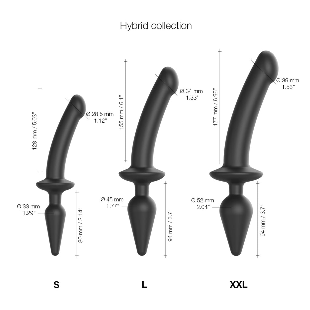 Насадка для страпона Strap-On-Me SWITCH PLUG-IN DILDO