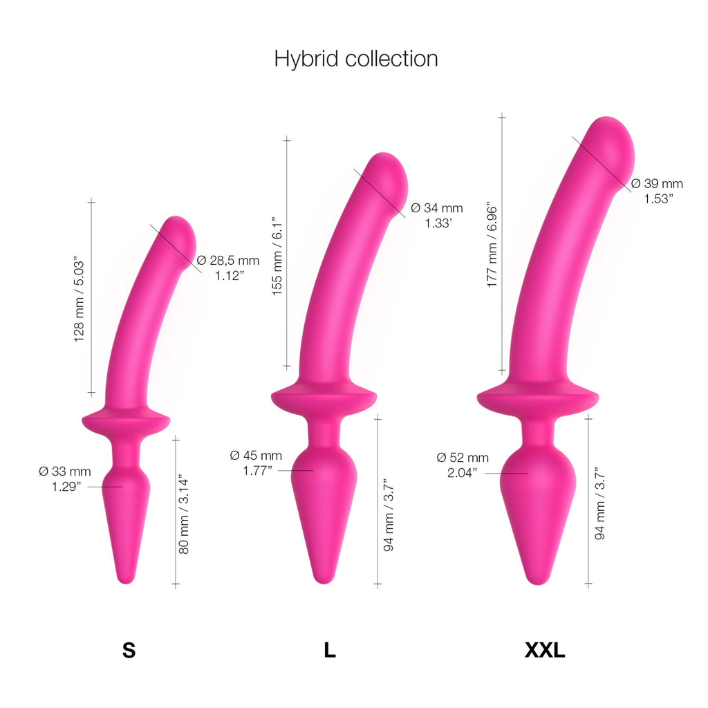 Насадка для страпона Strap-On-Me SWITCH PLUG-IN DILDO