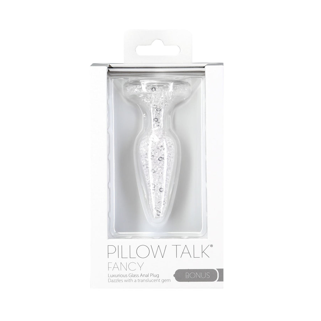 Скляна анальна пробка Pillow Talk Fancy Luxurious Glass