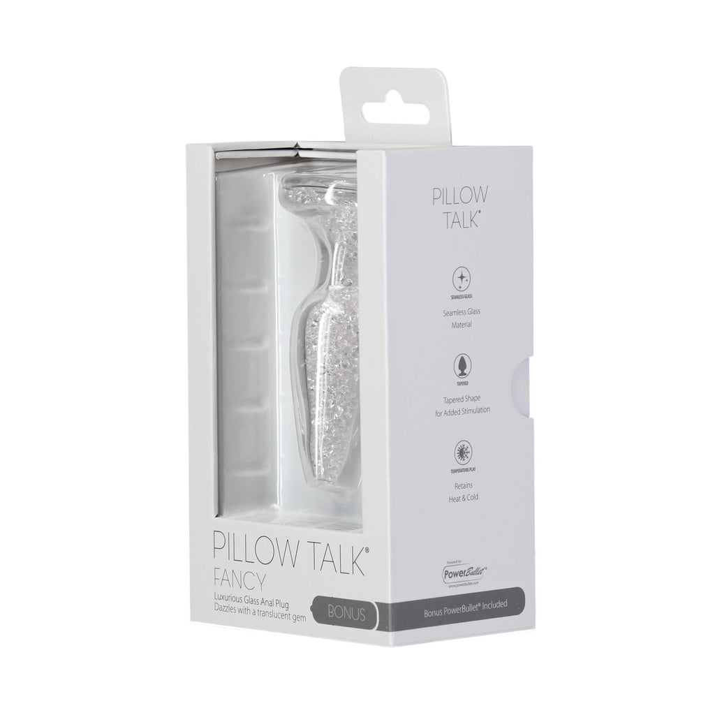 Скляна анальна пробка Pillow Talk Fancy Luxurious Glass