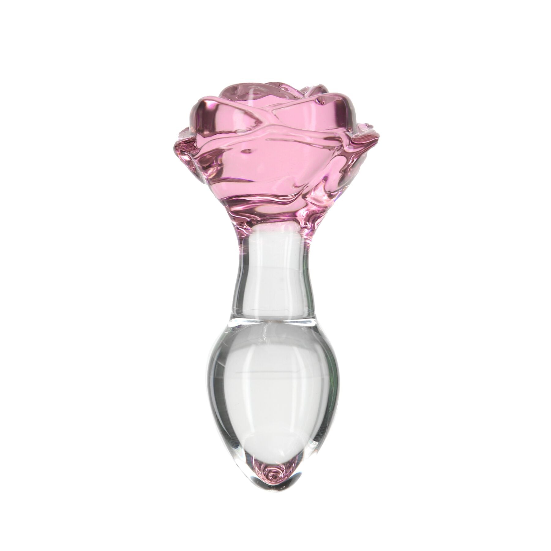 Скляна анальна пробка Pillow Talk Rosy Luxurious Glass