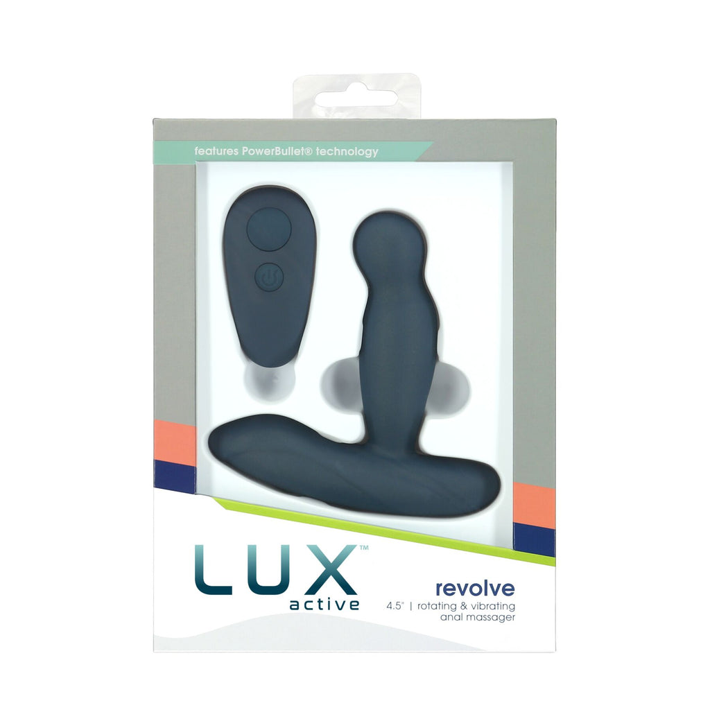 Масажер простати з ротацією та вібрацією Lux Active Revolve