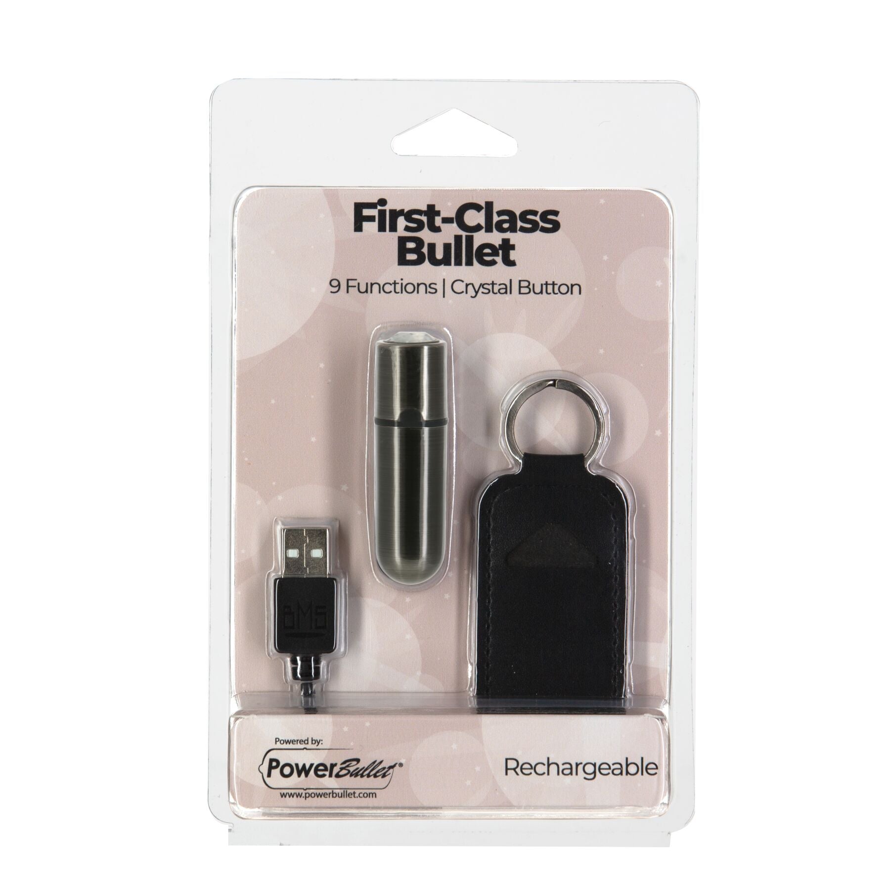 Віброкуля PowerBullet First-Class Bullet 2.5″ з Key Chain Pouch