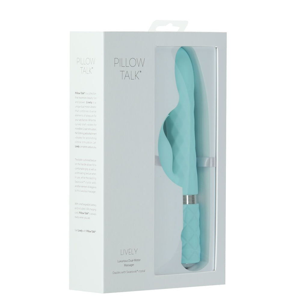 Розкішний кролик з ротацією та вібрацією Pillow Talk Lively