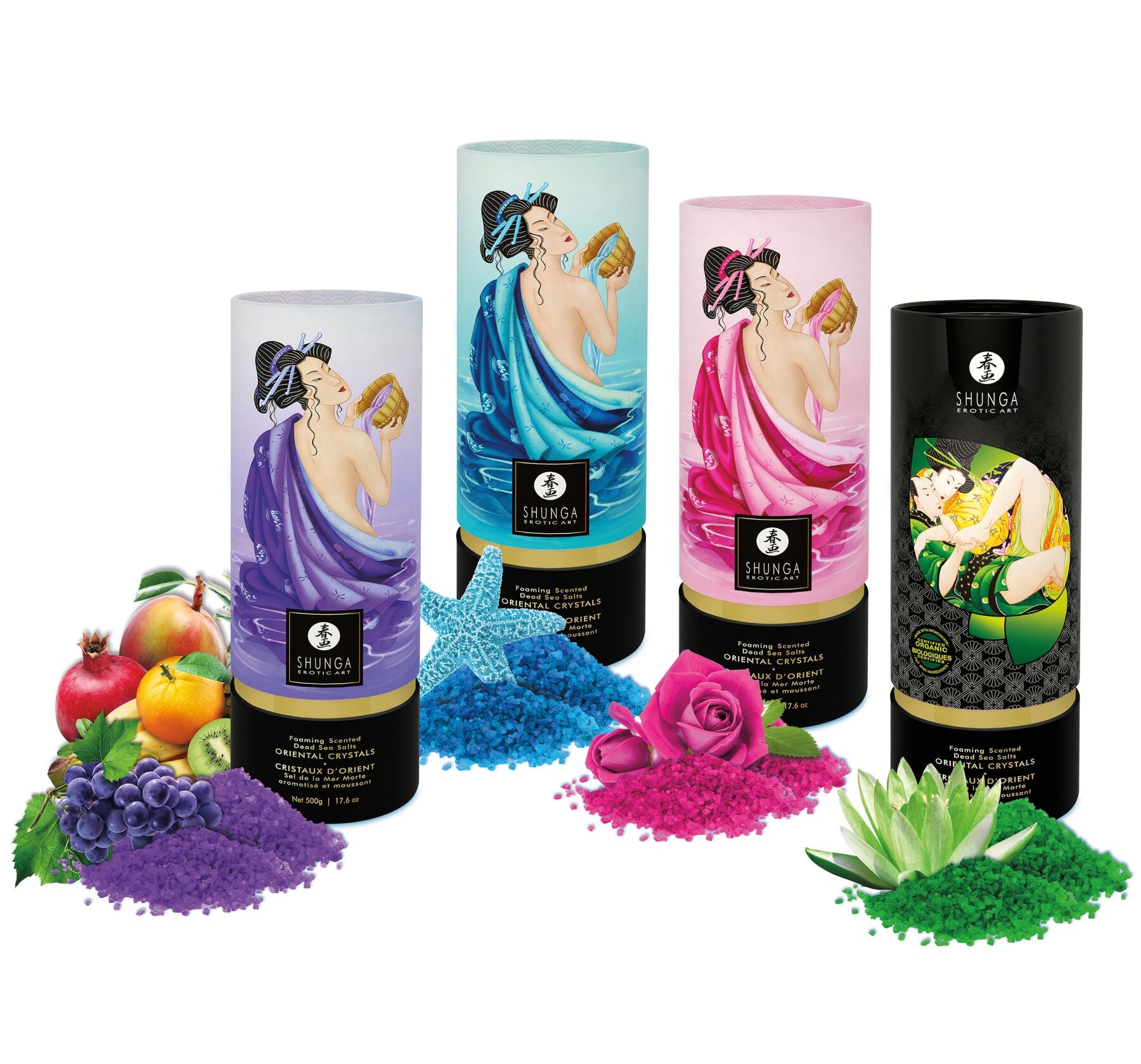 Пінлива сіль для ванни Shunga Oriental Crystals