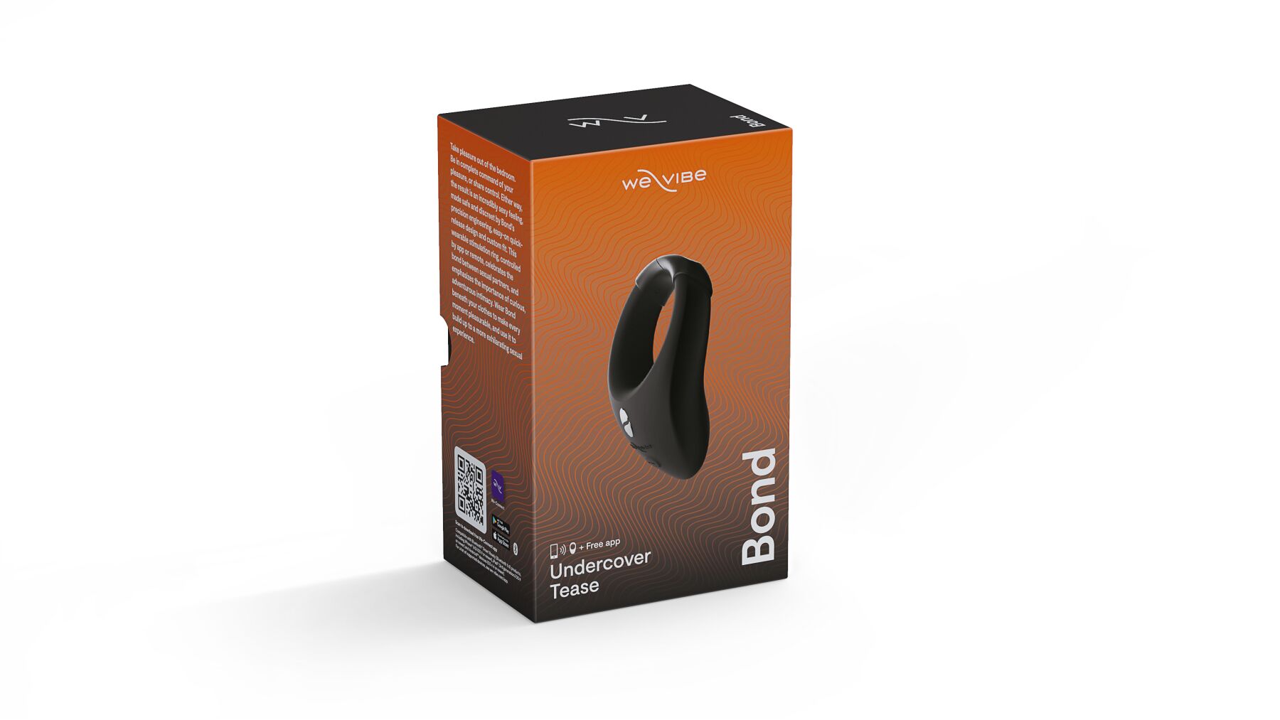 Ерекційне смарт-віброкільце під одяг We-Vibe Bond з регулюванням розміру
