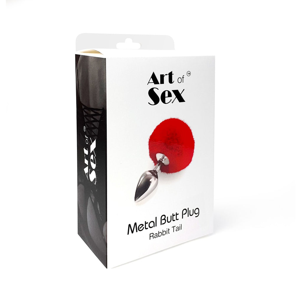Анальна пробка Art of Sex Metal Butt plug Rabbit Tail