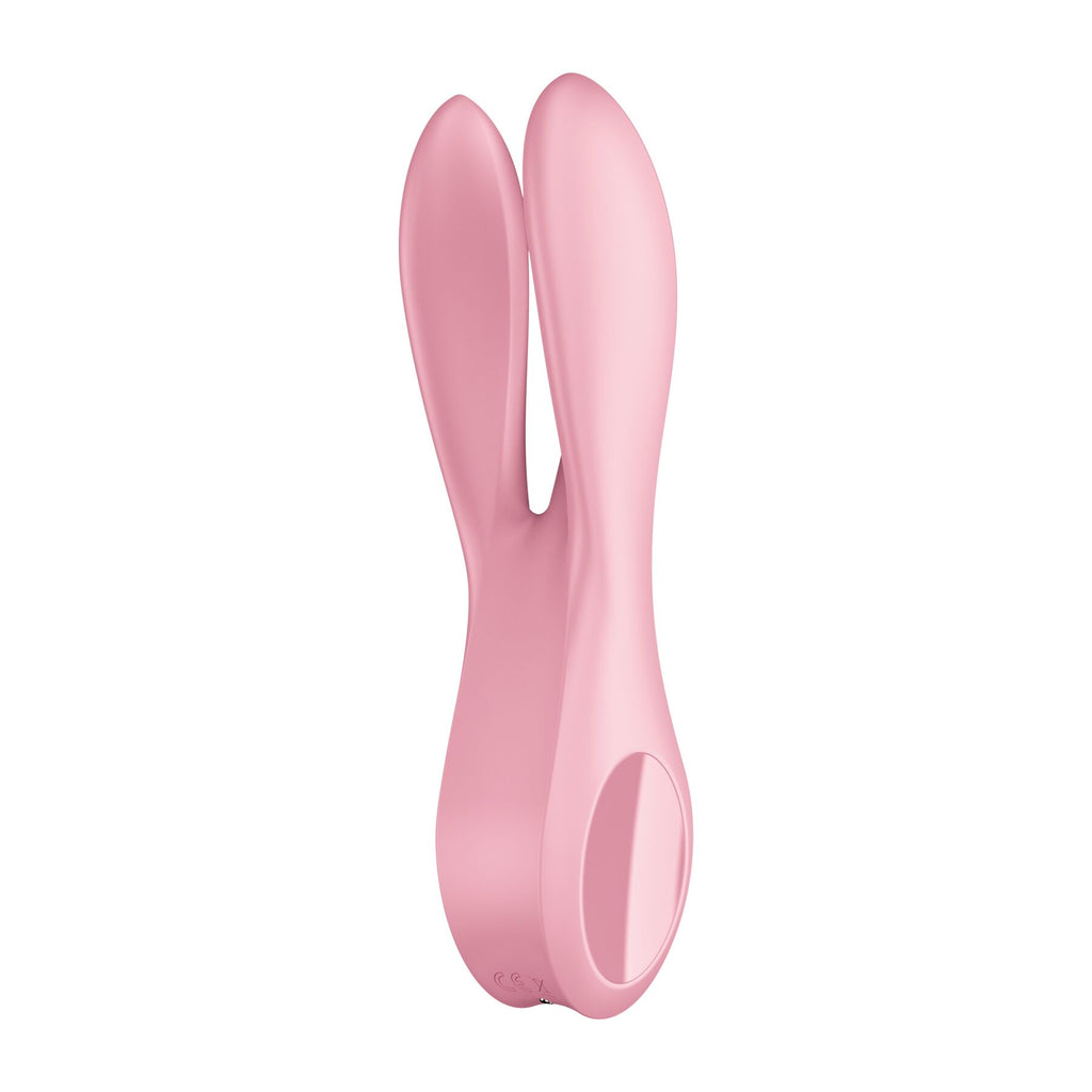 Кліторальний вібратор Satisfyer Threesome 1 з трьома гнучкими пальчиками