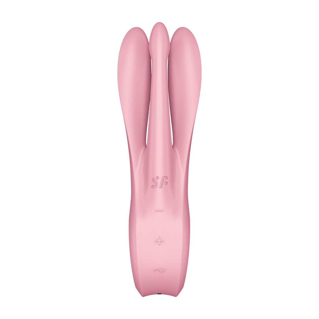 Кліторальний вібратор Satisfyer Threesome 1 з трьома гнучкими пальчиками