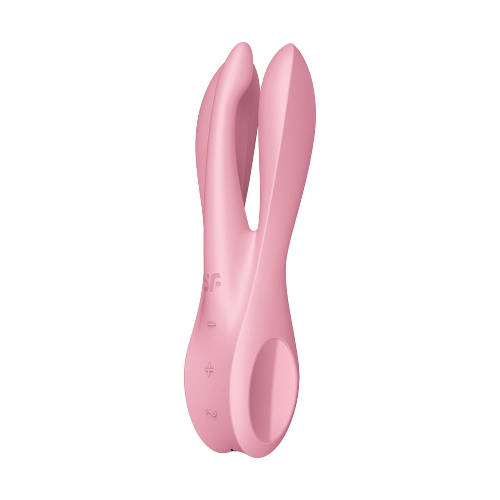 Кліторальний вібратор Satisfyer Threesome 1 з трьома гнучкими пальчиками