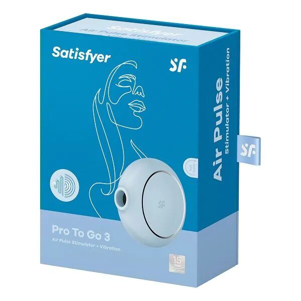 Вакуумний стимулятор із вібрацією Satisfyer Pro To Go 3