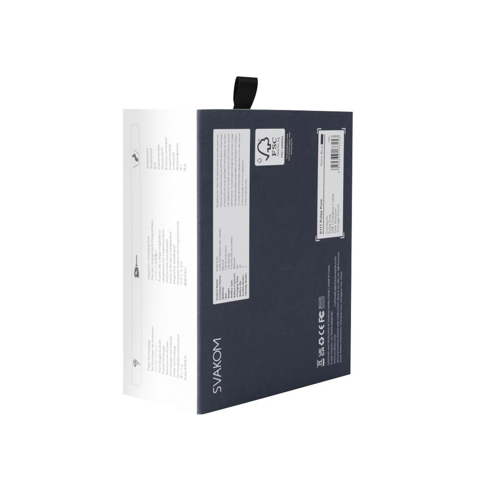 Вакуумний кліторальний стимулятор Svakom Pulse Pure Navy