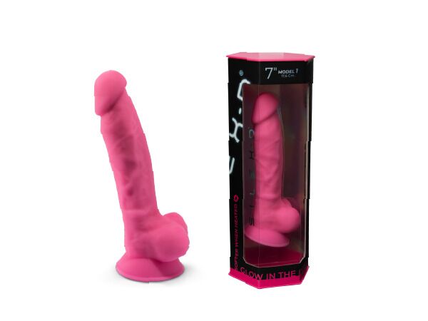 Фалоімітатор SilexD Johnny Pink Glow in the dark