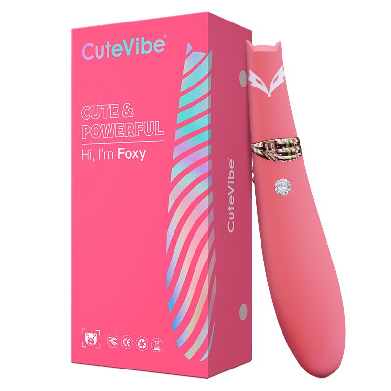 Вакуумний стимулятор з вібрацією CuteVibe Foxy Sakura