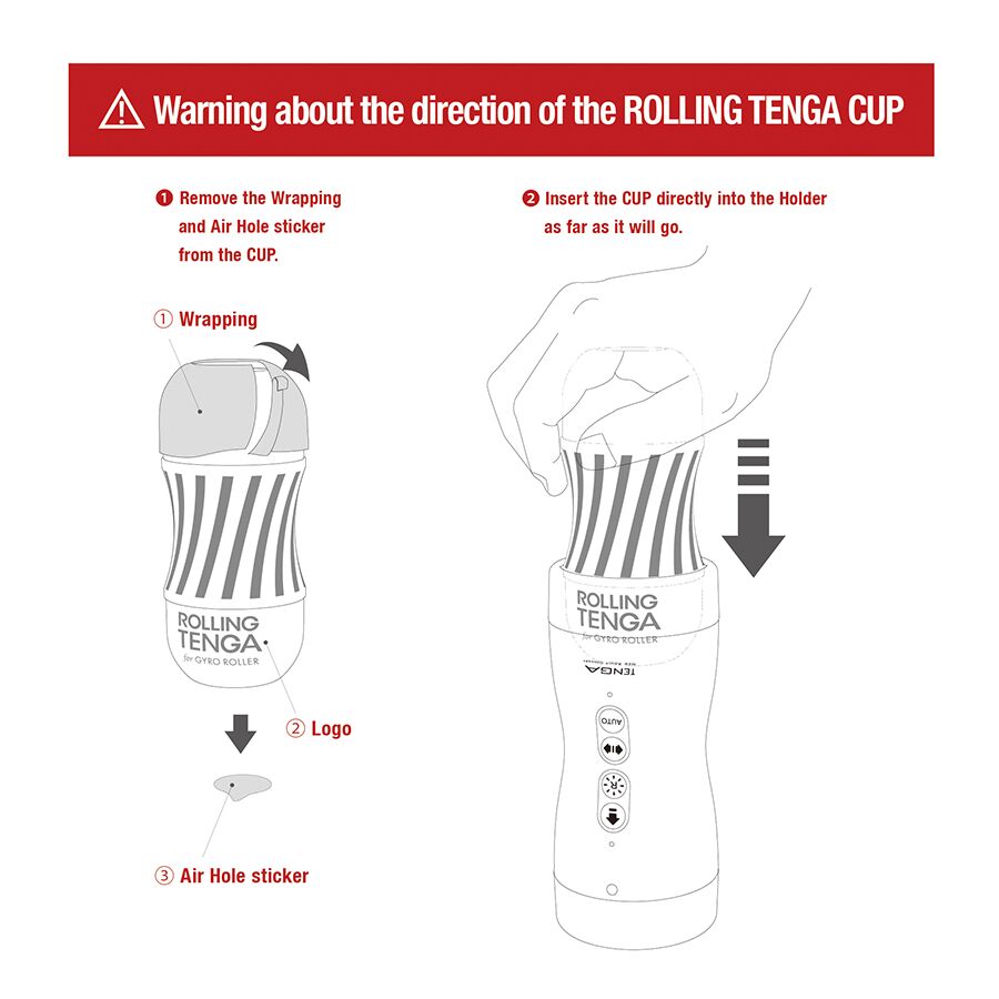 Автоматичний мастурбатор Tenga VACUUM GYRO ROLLER SET