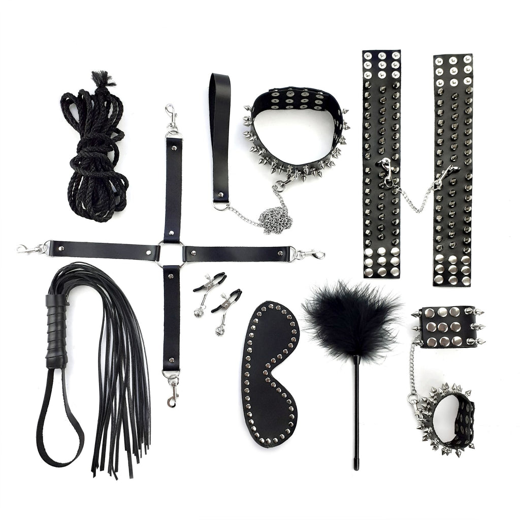 Набір для фіксації Art of Sex набір Art of Sex - Spikes BDSM Set Leather