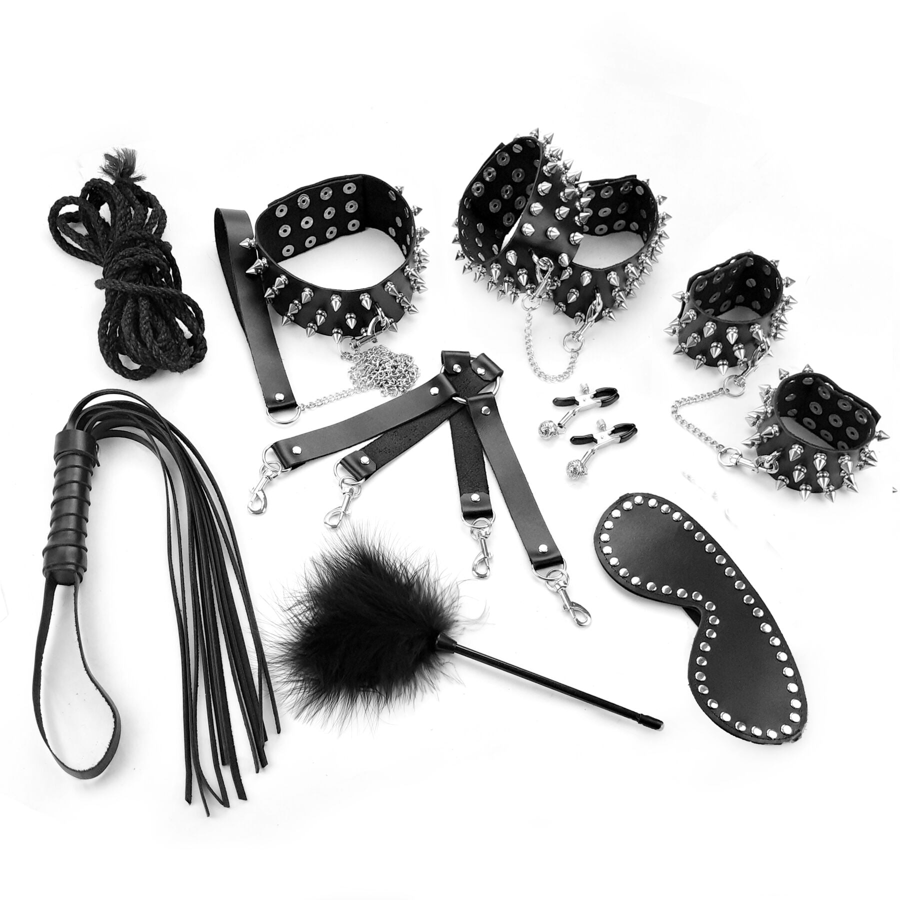 Набір для фіксації Art of Sex набір Art of Sex - Spikes BDSM Set Leather
