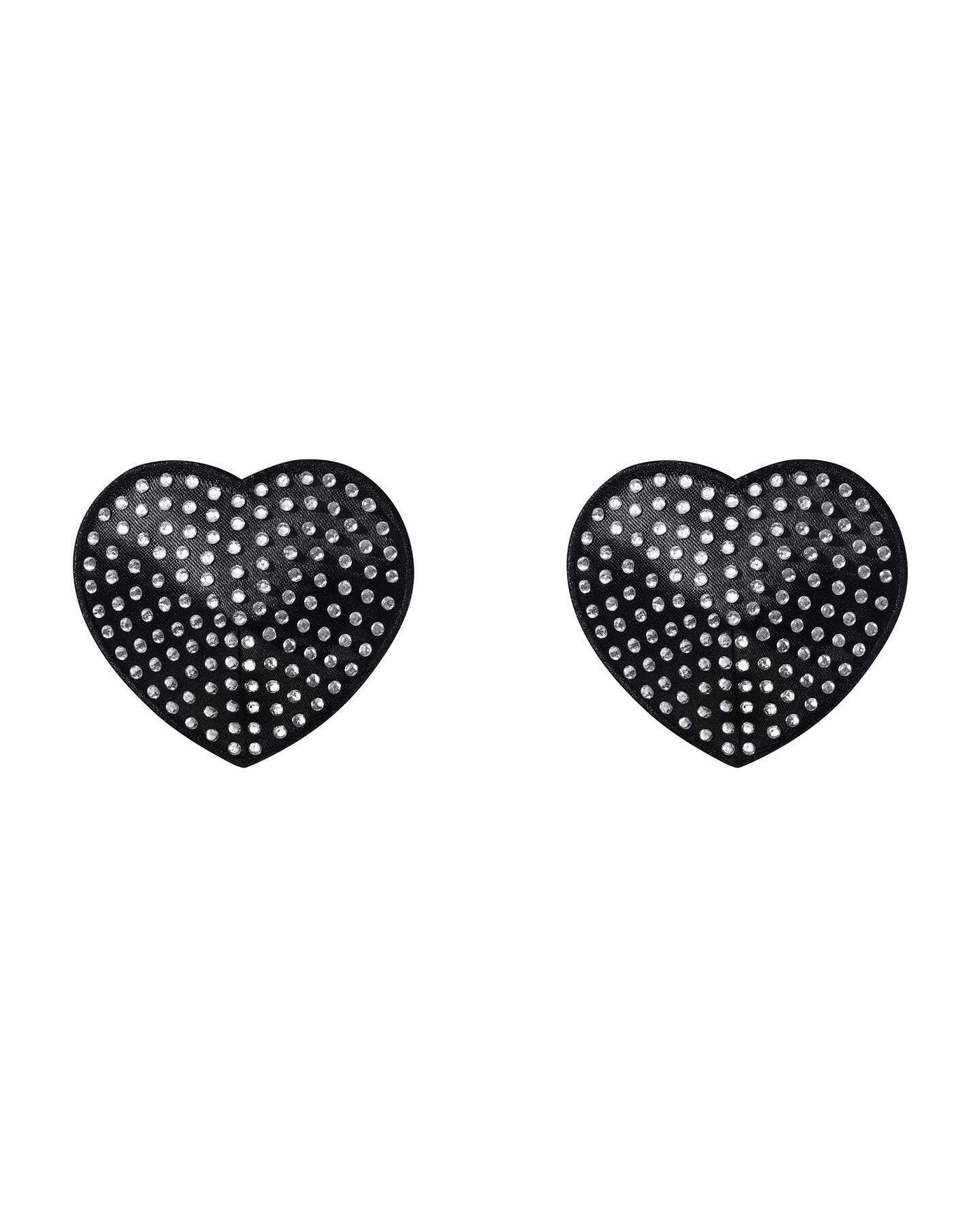 Накладки-серця на соски зі стразами Obsessive A750 nipple covers