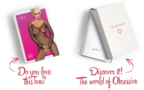 Сітчастий бодістокінг із довгим рукавом Obsessive Bodystocking N109