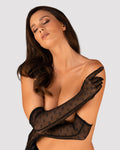 Довгі сітчасті рукавички Obsessive Obsessivia gloves