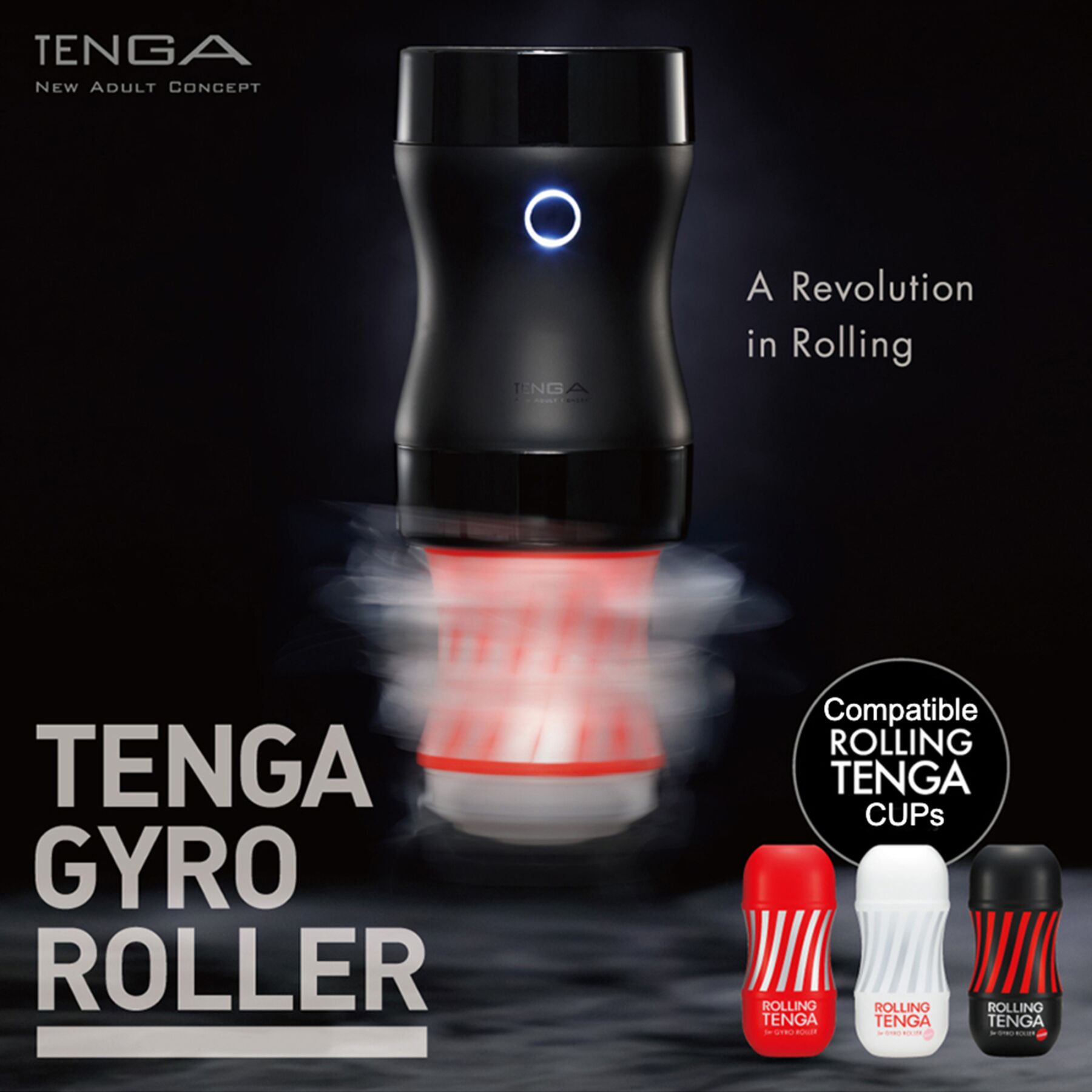 Мастурбатор Tenga Rolling Gyro Roller Cup