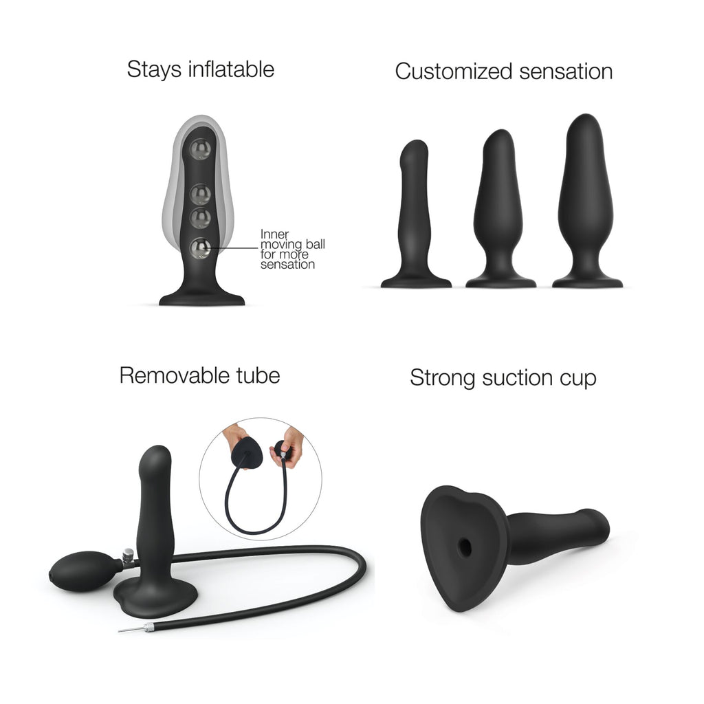 Надувний фалоімітатор Strap-On-Me INFLATABLE DILDO PLUG