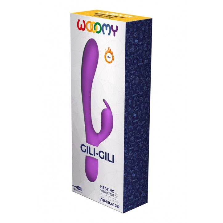 Вібратор-кролик Wooomy Gili-Gili Vibrator with Heat