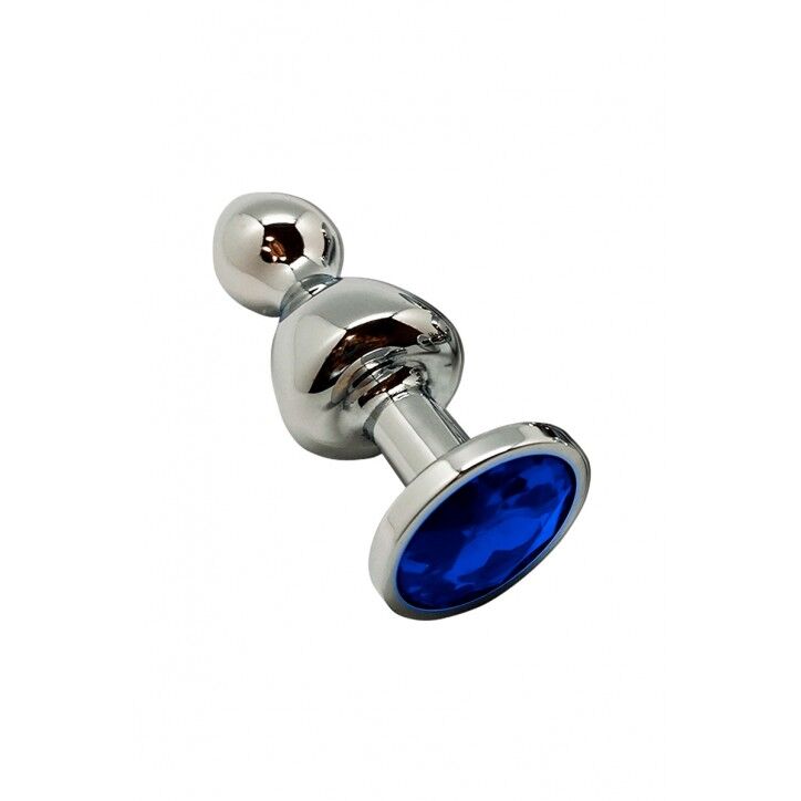 Металева анальна пробка Wooomy Lollypop Double Ball
