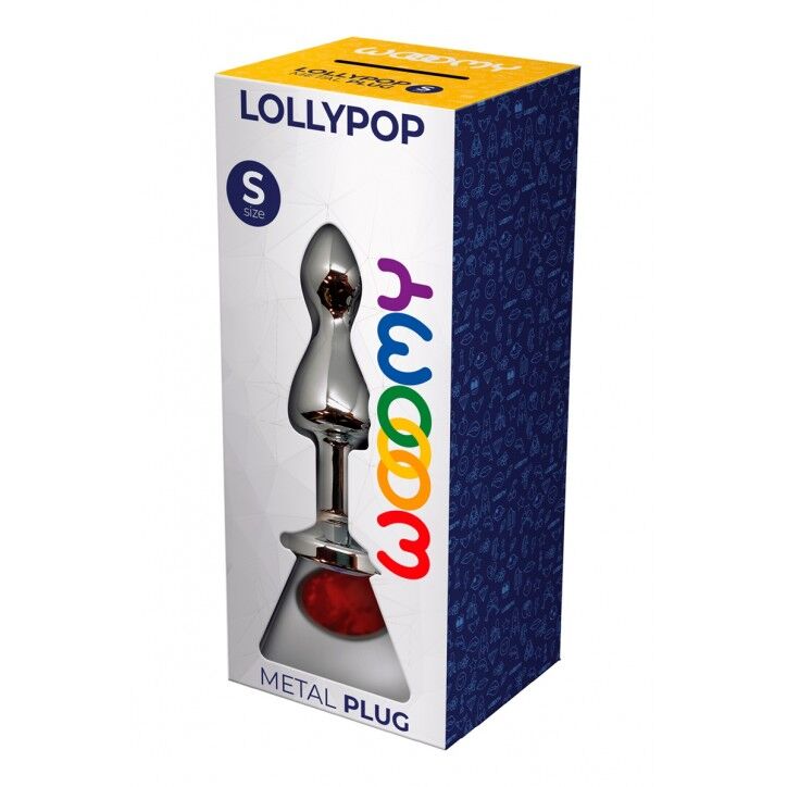 Металева анальна пробка Wooomy Lollypop Double Ball