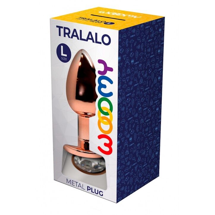 Металева анальна пробка Wooomy Tralalo Metal Plug