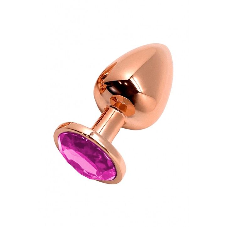 Металева анальна пробка Wooomy Tralalo Metal Plug Tralalo Metal Plug Magenta