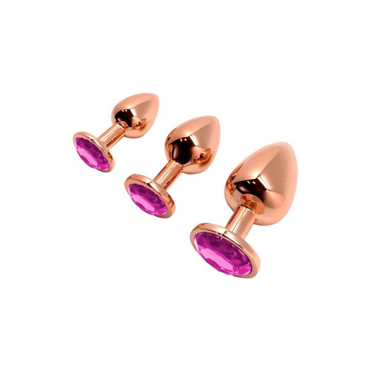 Металева анальна пробка Wooomy Tralalo Metal Plug Tralalo Metal Plug Magenta