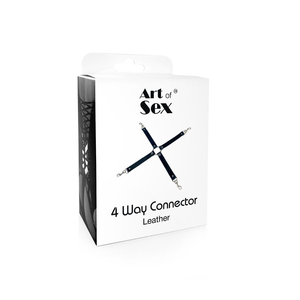 Хрестовина з натуральної шкіри Art of Sex 4 Way Connector