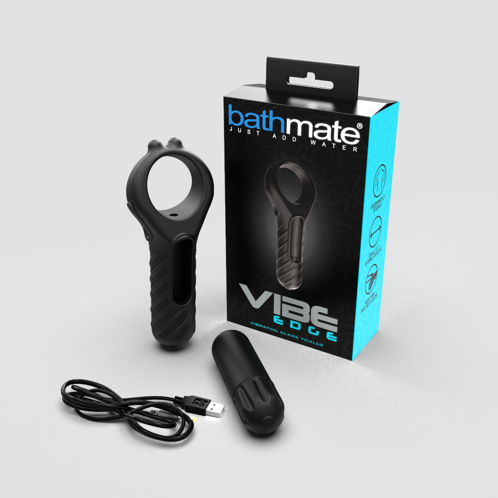 Ерекційне кільце з віброкулею Bathmate Vibe Edge перезаряджається