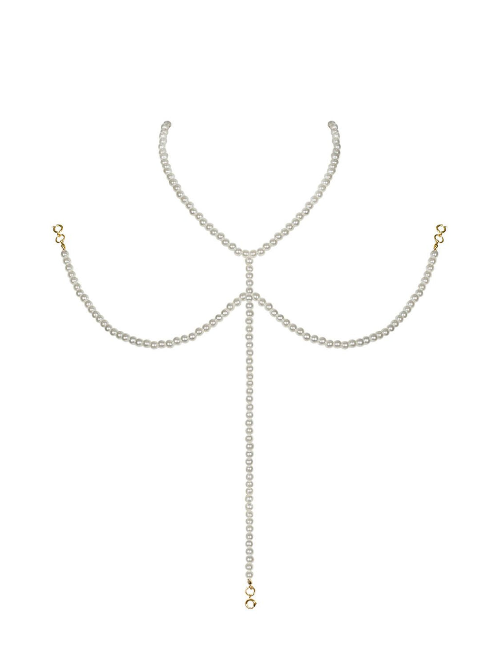 Намисто під перлини на декольте Obsessive A757 necklace
