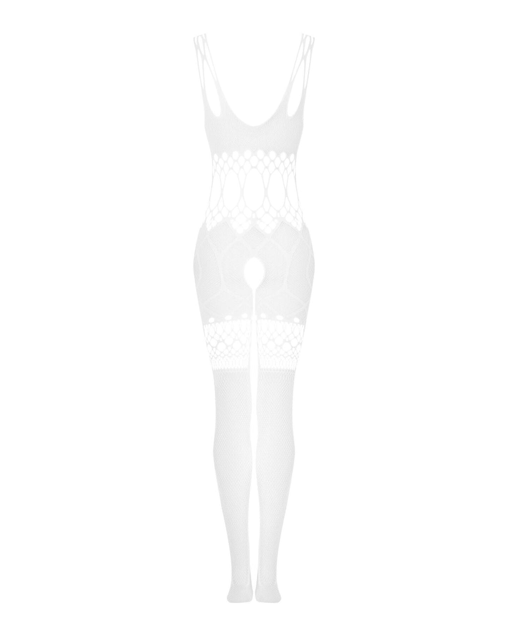 Сітчастий бодістокінг з імітацією топа та шортів Obsessive Bodystocking