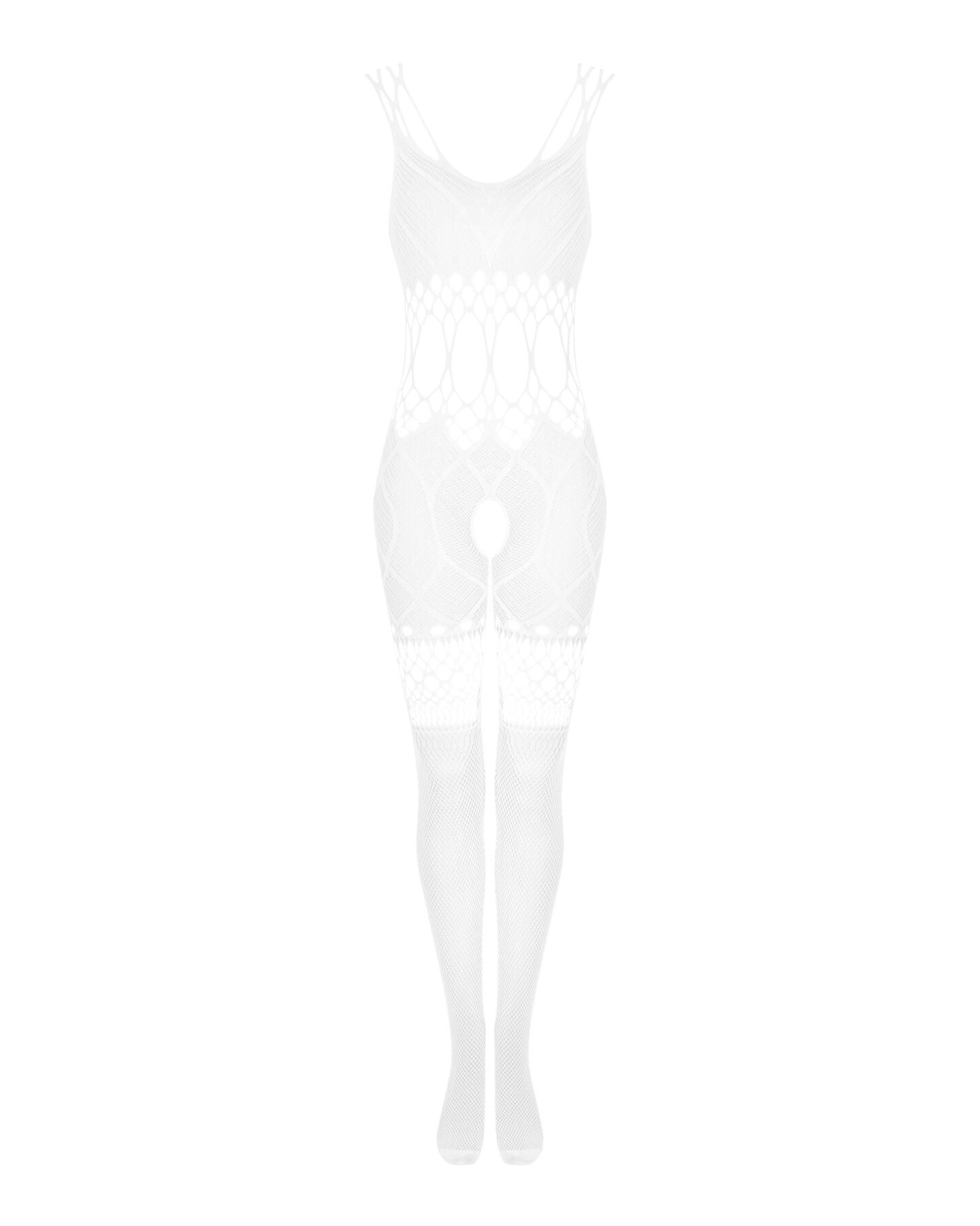 Сітчастий бодістокінг з імітацією топа та шортів Obsessive Bodystocking