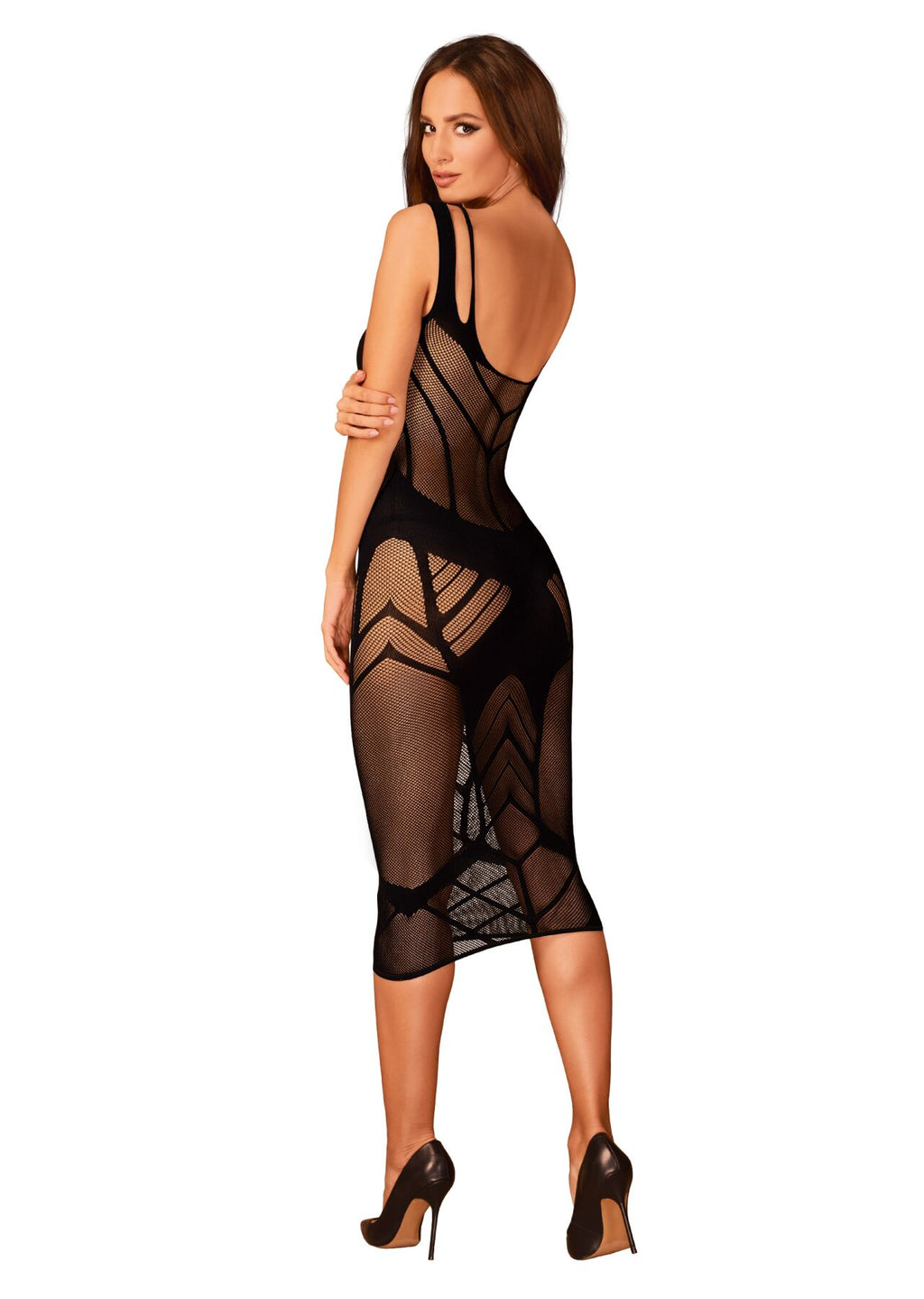 Напівпрозора сукня міді Obsessive D609 dress