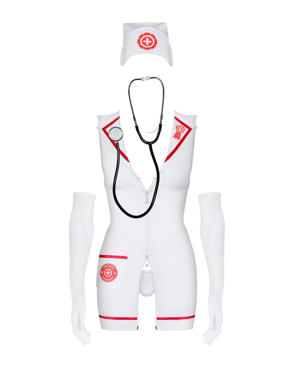 Еротичний костюм медсестри Obsessive Emergency dress