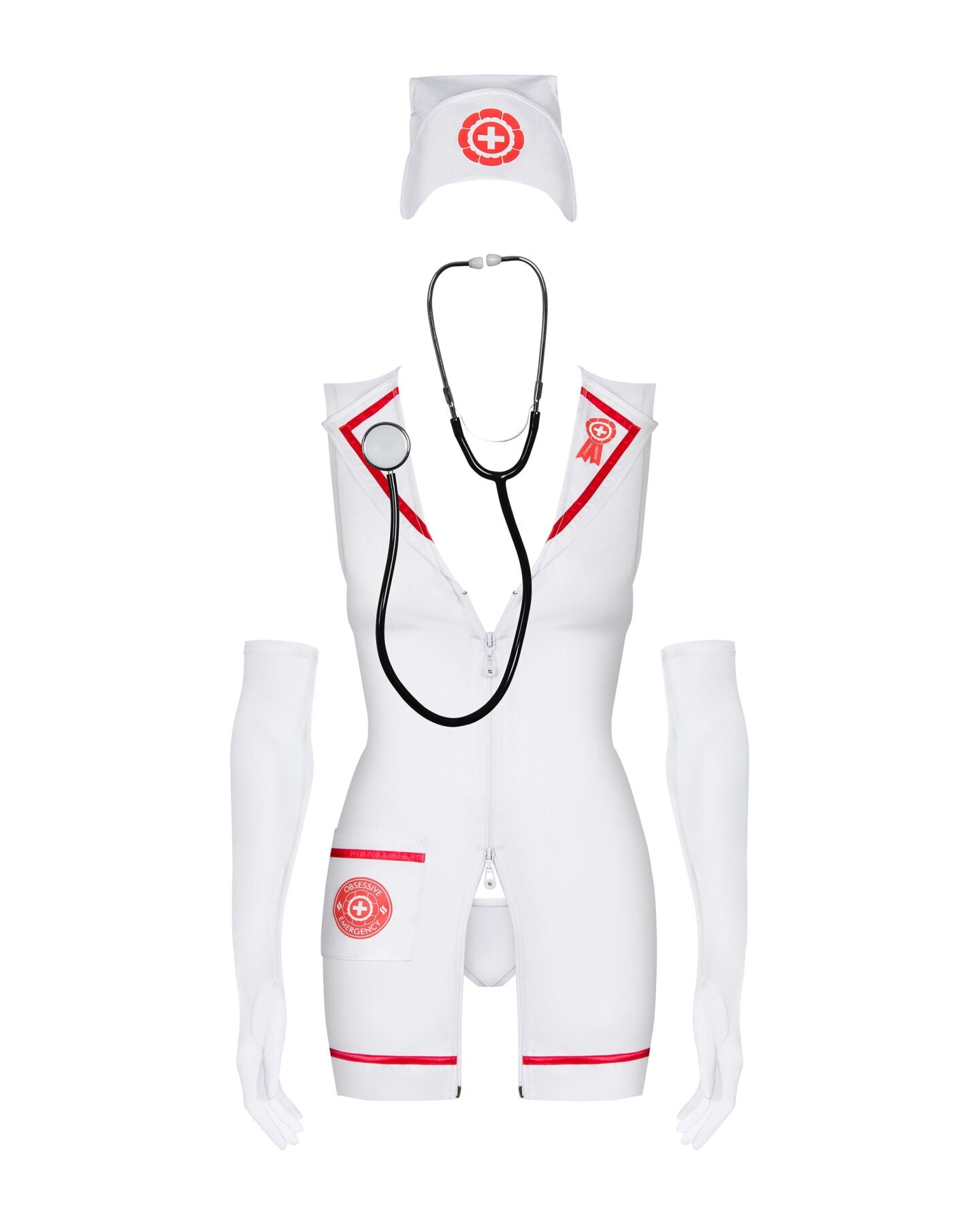 Еротичний костюм медсестри Obsessive Emergency dress