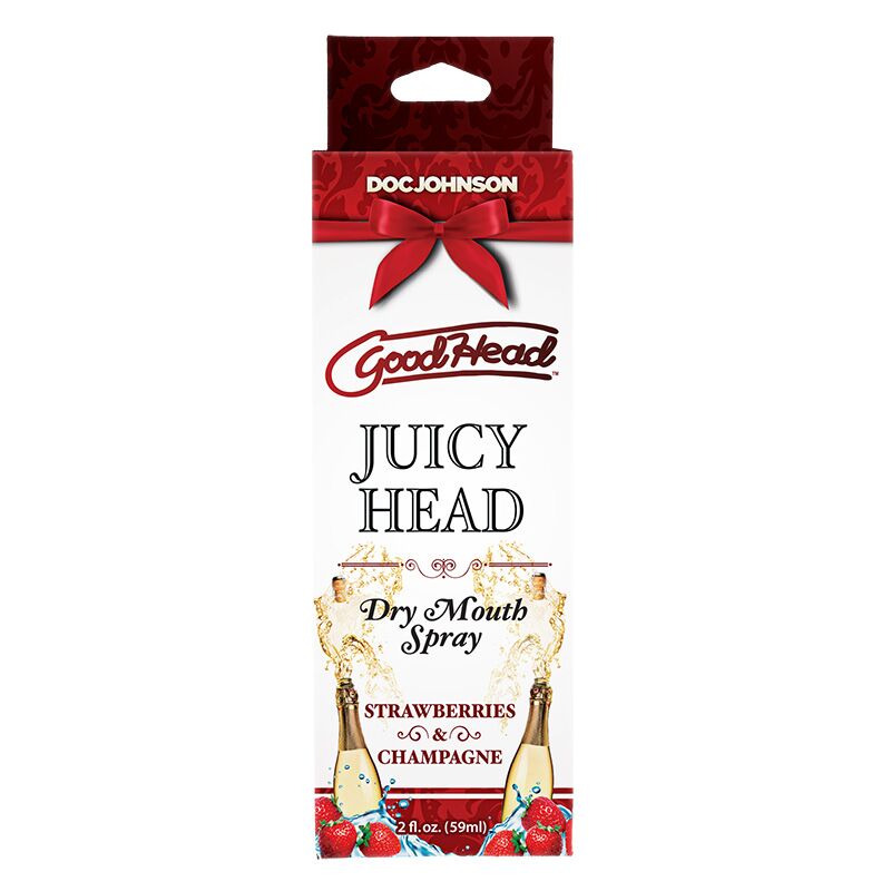 Зволожувальний спрей оральний Doc Johnson GoodHead - Juicy Head - Strawberries and Champagne
