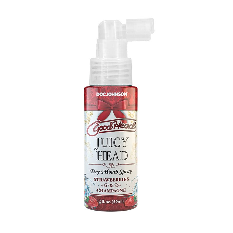Зволожувальний спрей оральний Doc Johnson GoodHead - Juicy Head - Strawberries and Champagne