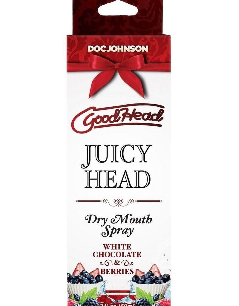 Зволожувальний спрей оральний Doc Johnson GoodHead - Juicy Head - White Chocolate and Berries