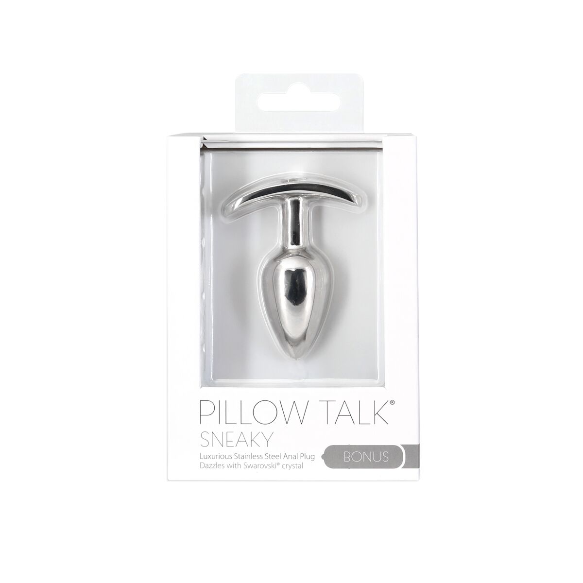 Анальна пробка Pillow Talk Sneaky Luxurious Stainless
