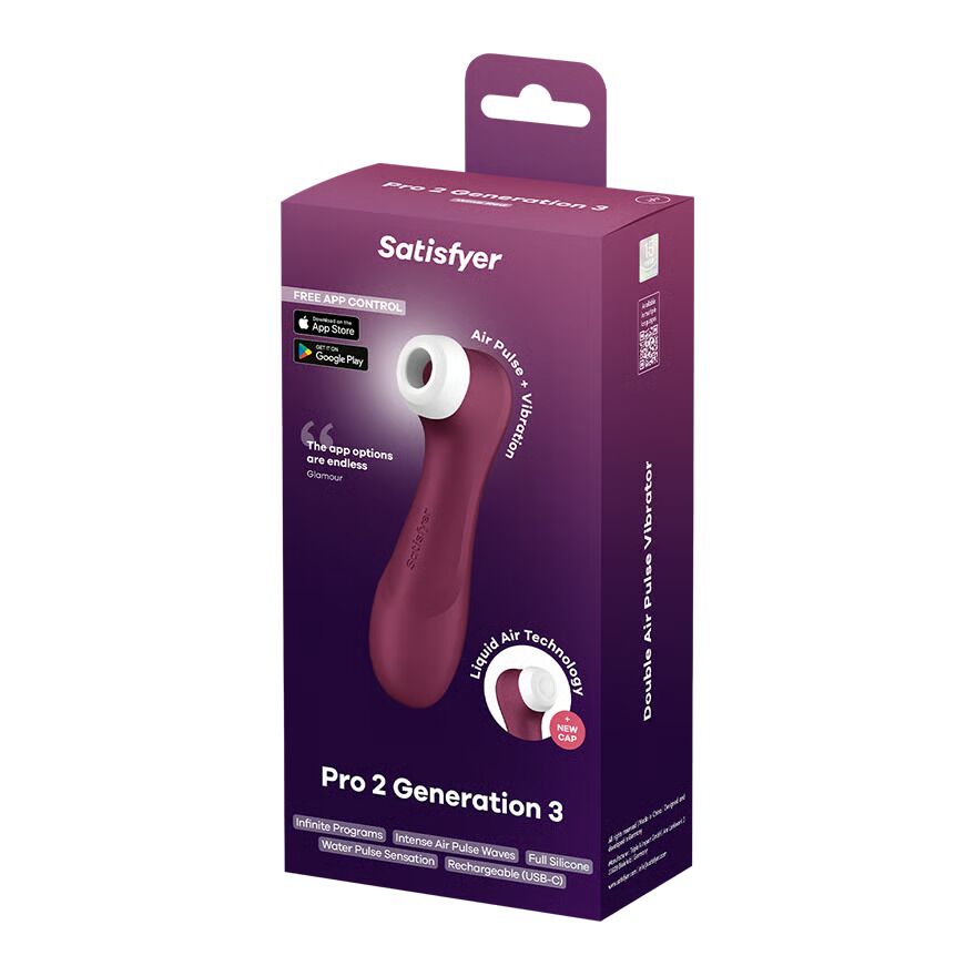 Вакуумний кліторальний стимулятор Satisfyer Pro 2 Generation 3 with Liquid Air Connect App