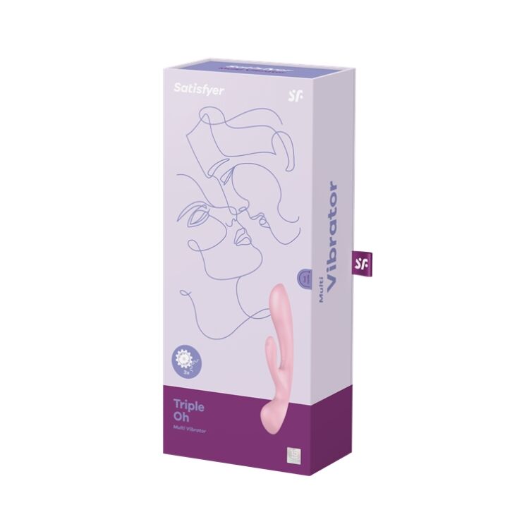 Двосторонній вібратор-кролик Satisfyer Triple Oh