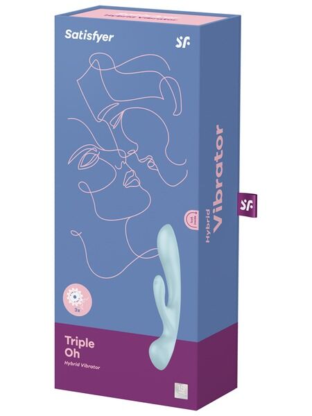 Двосторонній вібратор-кролик Satisfyer Triple Oh
