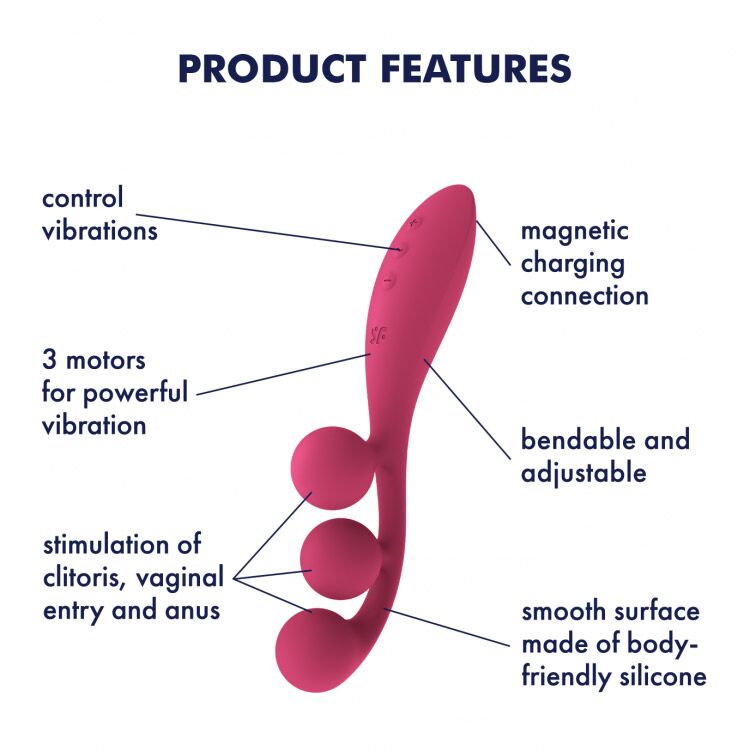 Універсальний вібратор Satisfyer Tri Ball 1